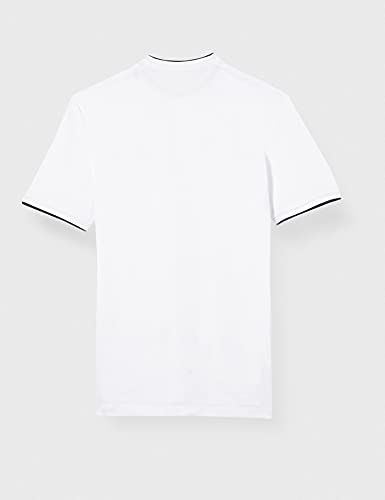 Jack & Jones Jprblastretch SS Mao-Polo, Blanco/Ajuste: Reg Fit, M para Hombre