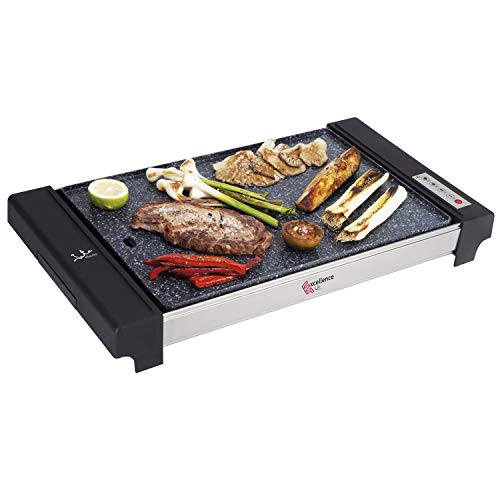 Jata GR3000 Plancha de Asar Electrónica 4 Temperaturas con Control Electrónico Superficie de 48 x 32 cm Muy resistente al Rayado y Antiadherente 2650 W