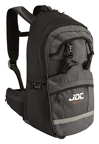JDC - Mochila para moto (impermeable, con compartimento para el casco, 24-36 l) - Frontier