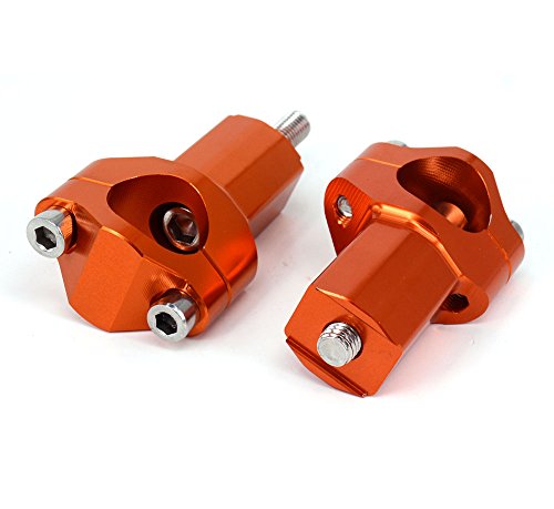 JFG Racing CNC 21 mm más Alto Handlebar Riser Mount Clamps para KTM 125-530 Sx Sx-F Exc XC-W Xcf-W Exc-F 00-16