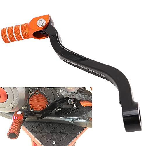 JFG Racing Motocicleta Balancín de Palanca de Cambios de Palanca de Cambio de palancas de Aluminio por K.T.M SX XC XCW SXF XCFW EXC MXC XCF 250-560 - Naranja