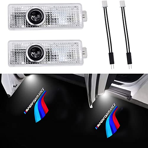 JIUHE 2pcs LED Puerta de Coche Logo Proyector Ghost Shadow Light for BMW E90 E60 F30 F10 F20 E87 E92 X5 E70 G30 E91 X1 3 5 6 7 Serie m m3 (Emitting Color : 3000K Golden)