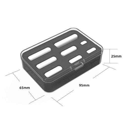 JOANLAB Juego de barras de agitación magnéticas, 8 piezas de tamaño mixto PTFE Spinbar Stir Plate Bar/Rod para mezclador de imán de laboratorio (tipo C)