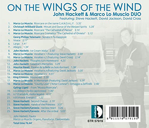 John Hackett & Marco Lo Muscio Duo : On the wings of the wind. Hackett, Jackson, Cross.