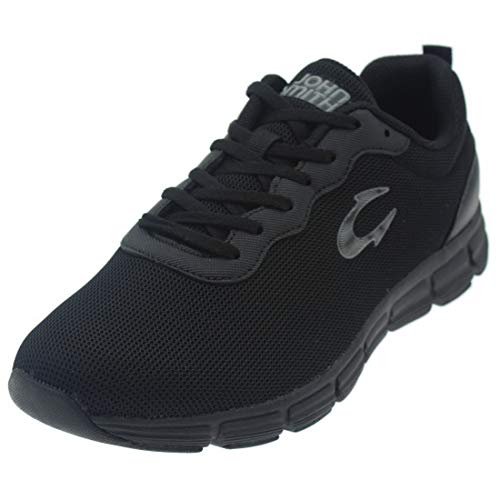 JOHN SMITH RAICO, Zapatillas de Running Hombre, Negro, 43 EU