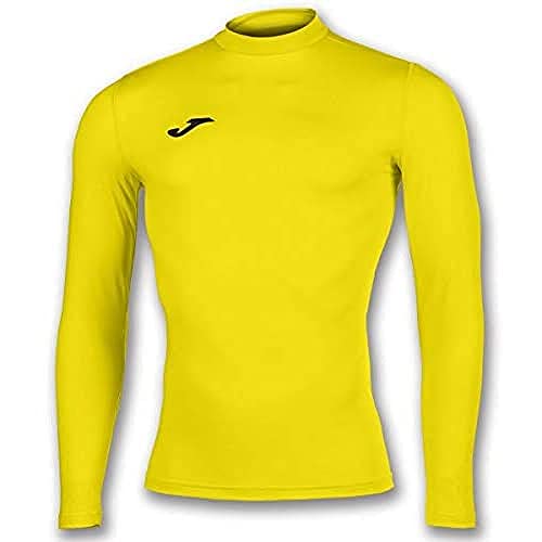 Joma Academy Camiseta Termica, Hombre, Amarillo, L-XL