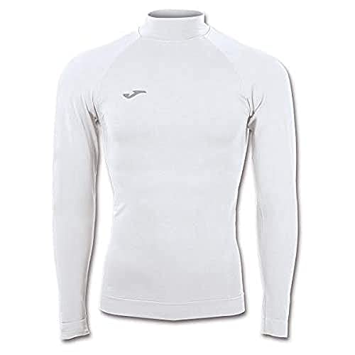 Joma Brama Classic Camiseta Termica, Hombre, Blanco, L-XL