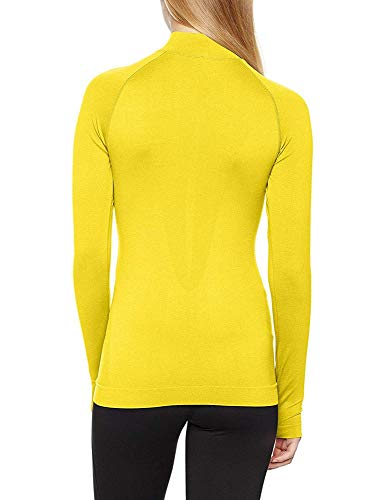 Joma Classic Camiseta térmica de Manga Larga, Hombre, Amarillo, 8-10 años