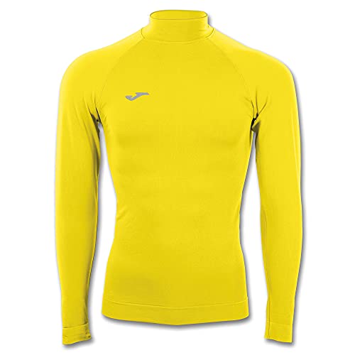 Joma Classic Camiseta térmica de Manga Larga, Hombre, Amarillo, 8-10 años