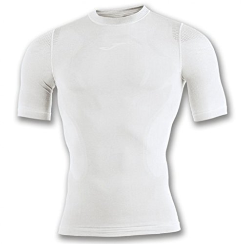 Joma Emotion II Camiseta Térmica, Hombres, Blanco, L-XL
