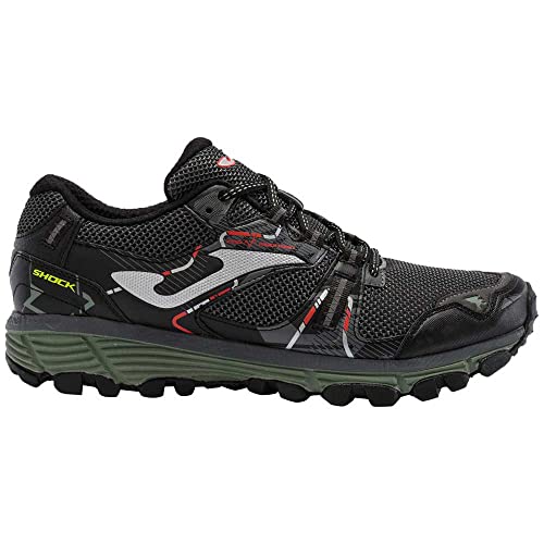 Joma Serie Shock, Zapatillas para Correr Hombre, Negro, 40 EU