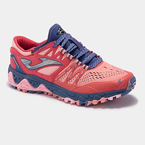 Joma Serie Sierra Lady, Zapatillas para Correr Mujer, Rosa-Marino, 39 EU