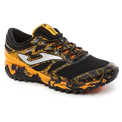 Joma Sierra, Zapatillas para Carreras de montaña Hombre, Negro, 42.5 EU