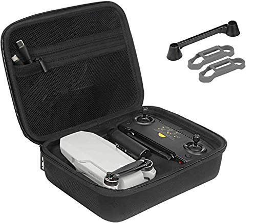 JSVER Funda para dji Mavic Mini, Estuche de Almacenamiento Rígido EVA Compatible con dji Mavic Mini y Accesorios (Control Remoto y Baterías) – Negro