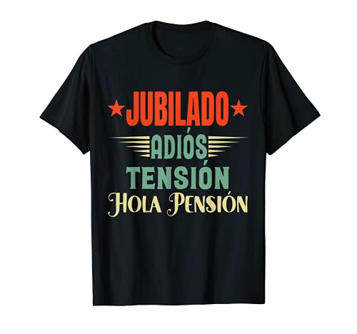 Jubilado Hola Pensión Regalo 2021 Retirado Fiesta Leyenda Camiseta