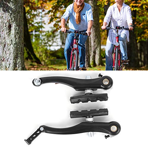 Juego de frenos en V, BMX MTB Bicicleta de montaña V Pastilla de freno Cable Tornillos de arranque de fideos Ciclismo de aleación de aluminio delante y detrás V Pinzas de freno Set (1 pares)