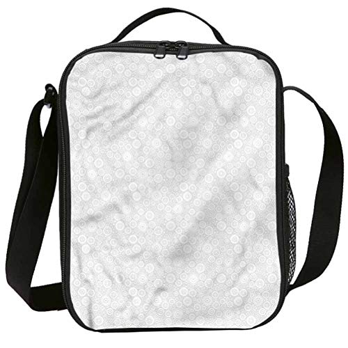 Juego de mochila para adolescentes de 15 pulgadas, grandes y pequeños círculos, juego de bolsas escolares para trabajo, escuela, viajes, picnic