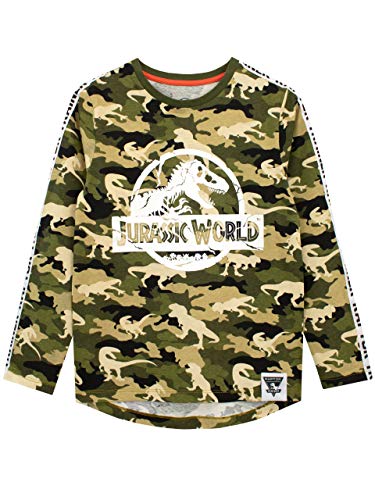Jurassic World Camiseta de Manga Larga para niños Dinosaurio Multicolor 10-11 Años