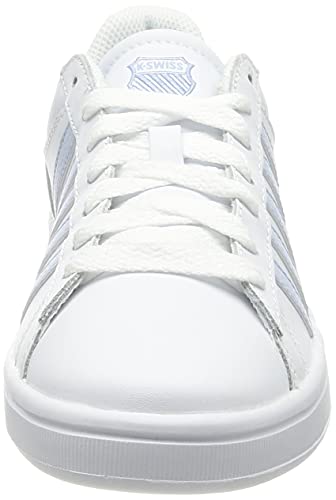 K-Swiss Court Winston, Zapatillas Mujer, Blanco (Blanco/Brezo 123), 36 EU