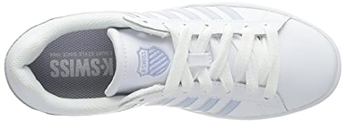 K-Swiss Court Winston, Zapatillas Mujer, Blanco (Blanco/Brezo 123), 36 EU