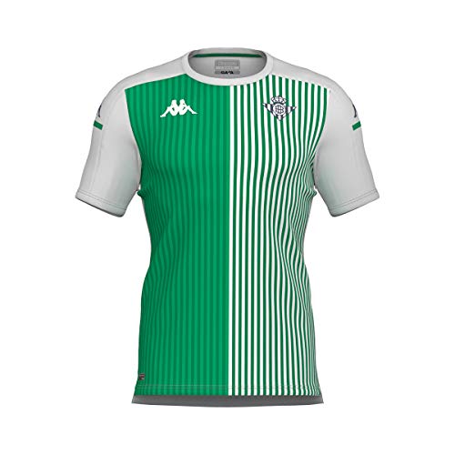 Kappa Aboupres Pro 4 Betis Camiseta Entrenamiento, Hombre, Blanco/Verde, M