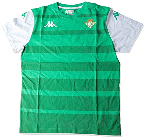 Kappa Arvin Betis Camiseta, Hombre, Verde/Blanco, XL