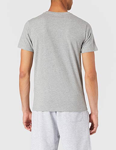 Kappa Kouk Camiseta, Hombre, Gris/Azul, M