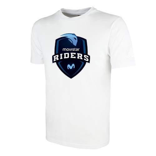 Kappa x Movistar Riders , Camiseta oficial 2021 , Unisex , Blanco , L