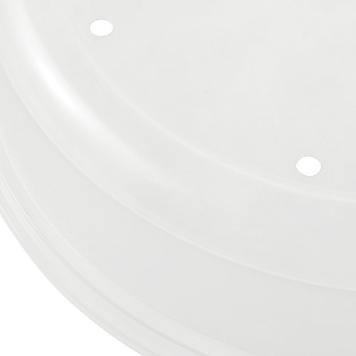 keeeper Tapa para microondas, Plástico resistente (PP) ,Ø 26,5 x 6,5 cm, Bella, Transparente neutro
