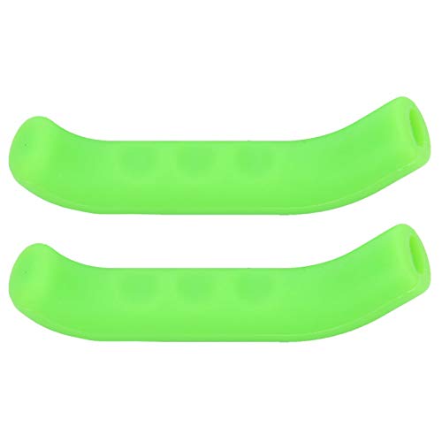 Keenso Funda de Freno de Bicicleta, Funda de Silicona de 5 Colores Funda de protección de Freno de Bicicleta de montaña Accesorio de Ciclismo de Funda de Silicona(Verde)