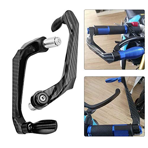 KIMISS Universal 7 / 8in 22 mm CNC Manillar de Palanca de embrague de freno Protector de mano para motocicleta, scooters, automóviles eléctricos(negro)