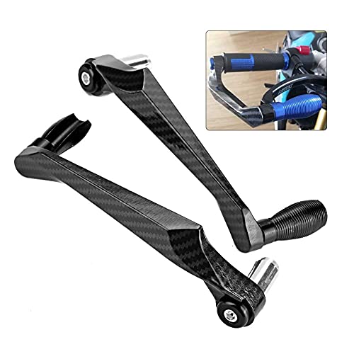 KIMISS Universal 7 / 8in 22 mm CNC Manillar de Palanca de embrague de freno Protector de mano para motocicleta, scooters, automóviles eléctricos(negro)