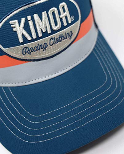 KIMOA - Curva Gorra de béisbol, Azul, Estándar Unisex Adulto