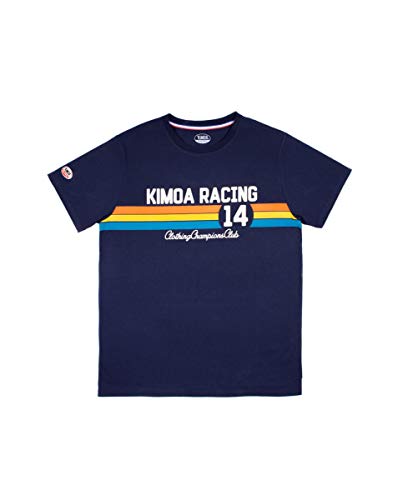 Kimoa Racing 14 Camiseta, Unisex, Azul Oscuro, L