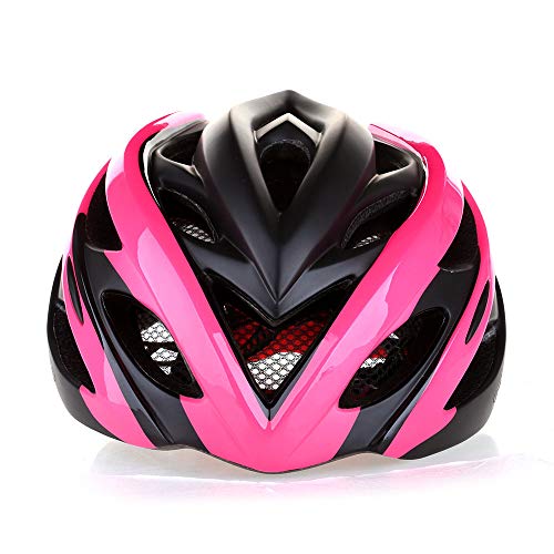 KING BIKE Casco de Bicicleta con Luz LED para Hombres Damas Casco En Los Cascos Artículos Deportivos Cascos de Bicicleta Ltd Racing Bike Mountain Shell MTB,L/XL(59-62CM)