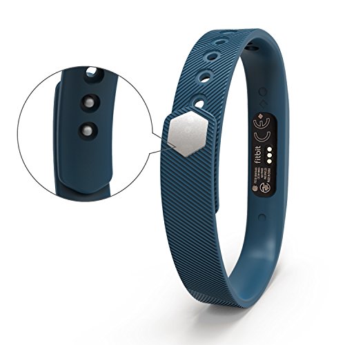 KingAcc Correa para Fitbit Flex 2, Silicona Suave Pulsera de Respueto con Hebilla de Metal Compatible con Fitbit Flex 2 smartwatch