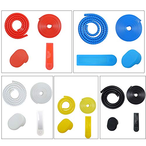 Kits de protección piezas para Xiaomi M365 Pro / M365 Scooter eléctrico 100cm Tira de protección en espiral + Protección del tablero de instrumentos + 200cm Tira de protección anticolisión (AZUL)