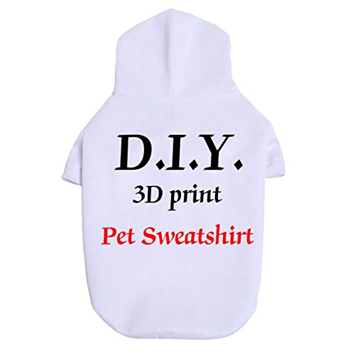 KKDIY Camiseta de Perro Personalizada con Estampado 3D de Moda, Sudadera para Perro Mascota, diseño Personalizado para triangulación de envíos y Venta al por Mayor S-6XL para Perros Grandes