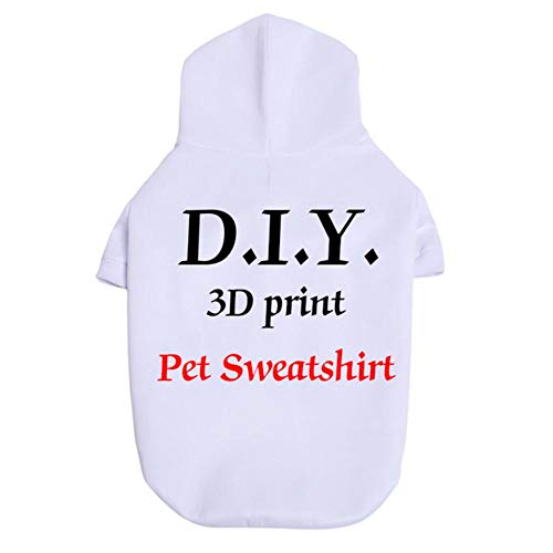 KKDIY Camiseta de Perro Personalizada con Estampado 3D de Moda, Sudadera para Perro Mascota, diseño Personalizado para triangulación de envíos y Venta al por Mayor S-6XL para Perros Grandes