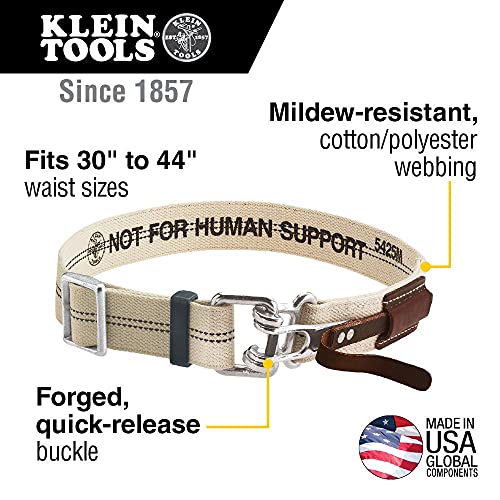Klein Tools 5425M Tool Belt with Quick-Release Buckle