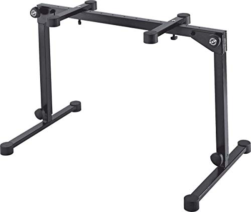 Konig & Meyer Omega Pro soporte para teclado omega, Negro