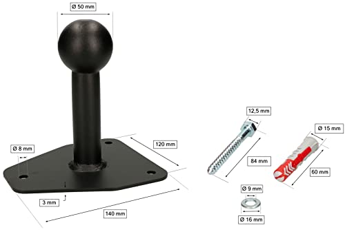 KOTARBAU® Soporte de pared para portabicicletas universal