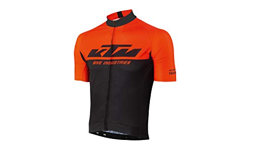 KTM Factory Team Race Jersey 2021 - Camiseta de manga corta (varios tamaños) negro, naranja XL