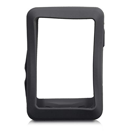 kwmobile Carcasa GPS Compatible con Wahoo Elemnt - Funda de Silicona para navegdor de Bici - Negro