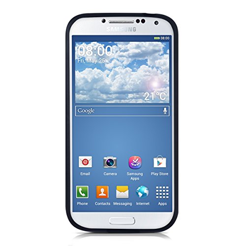 kwmobile Carcasa para Samsung Galaxy S4 - Funda para móvil en TPU Silicona - Protector Trasero en Negro Mate