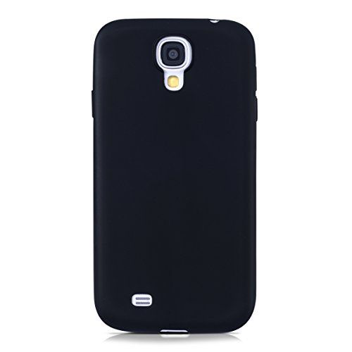 kwmobile Carcasa para Samsung Galaxy S4 - Funda para móvil en TPU Silicona - Protector Trasero en Negro Mate