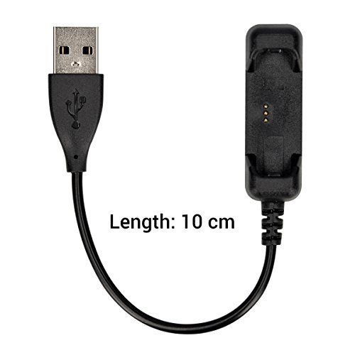 kwmobile Conector de Carga Compatible con Fitbit Flex 2 - Cable USB con Base de conexión para Fitness Tracker y smartwatch