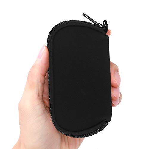 kwmobile Funda Compatible con Microsoft ARC Mouse/ARC Touch - Estuche de Neopreno con Cremallera - Carcasa en Negro