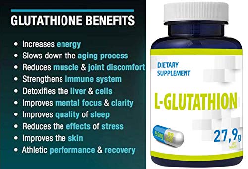 L-glutathione (Reducido) 250mg 90 Cápsulas Veganas