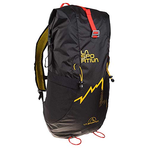 La Sportiva Alpine Backpack Bolsa, Adultos Unisex, Black/Yellow (Multicolor), Talla Única